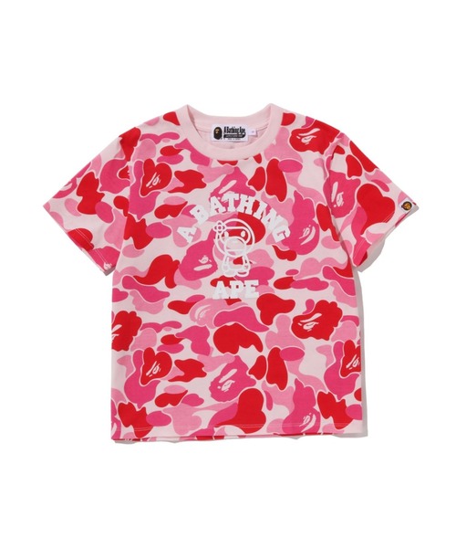 A BATHING APE（アベイシングエイプ） tシャツ ABC CAMO COLLEGE BABY