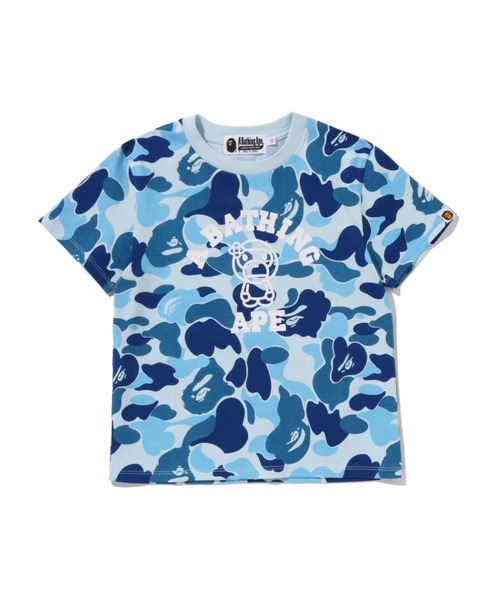 A BATHING APE（アベイシングエイプ） tシャツ ABC CAMO COLLEGE BABY