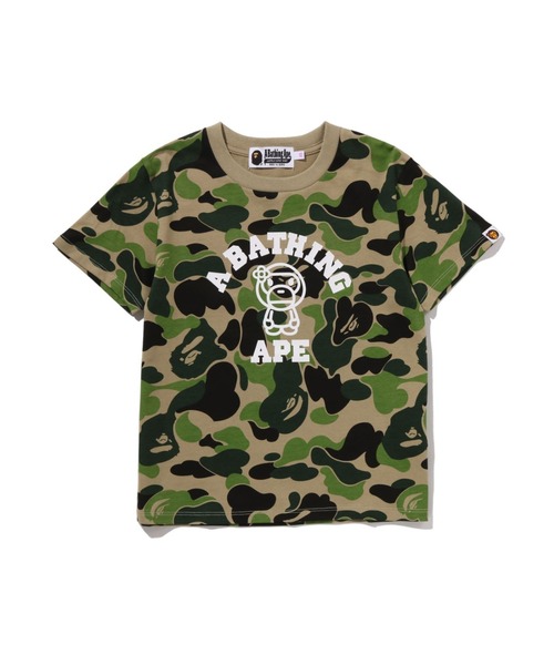 A BATHING APE（アベイシングエイプ） tシャツ ABC CAMO COLLEGE BABY