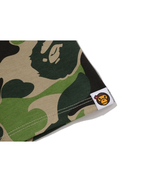 A BATHING APE（アベイシングエイプ） tシャツ ABC CAMO COLLEGE BABY