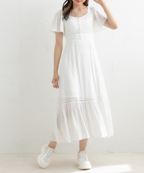 OLIVE des OLIVE（オリーブデオリーブ） 半袖ワンピース FREE