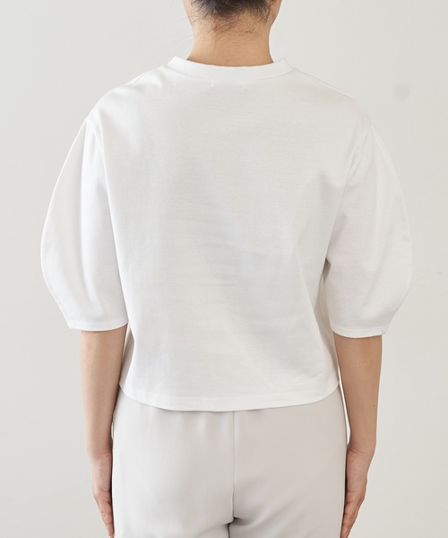 「Whim Gazette」 半袖Tシャツ FREE オフホワイト レディース_画像4