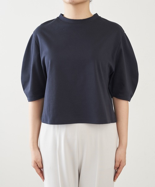 「Whim Gazette」 半袖Tシャツ FREE オフホワイト レディース_画像9