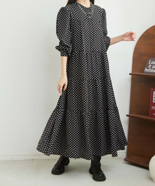 MAISON DE THERESE（メゾン ド テレーズ） ワンピース ドット水玉柄