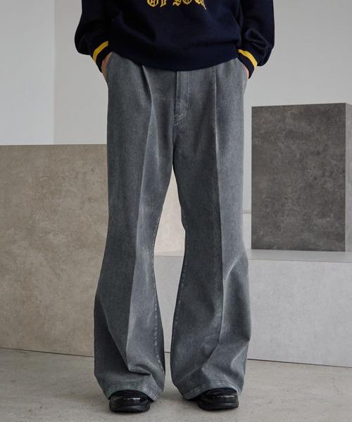 PERVERSE フロッキーデニム　サイズ0 PBLIM ジーンズ デニム デニムパンツ 「UNISEX」フロッキーデニム