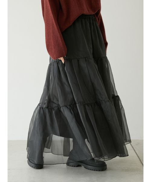 emmi スカート チュールボリュームシアースカート : ZOZOTOWN Yahoo!店