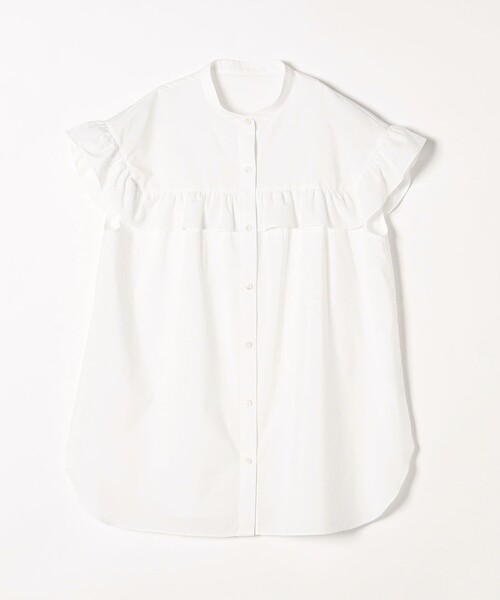 「SHIPS any」 半袖ブラウス ONE SIZE ブルー レディース_画像6