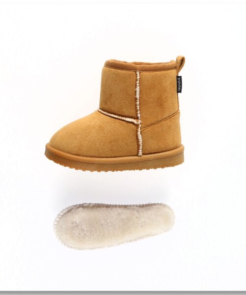 branshes（ブランシェス） ブーツ フェイクムートンブーツ キッズ 子供