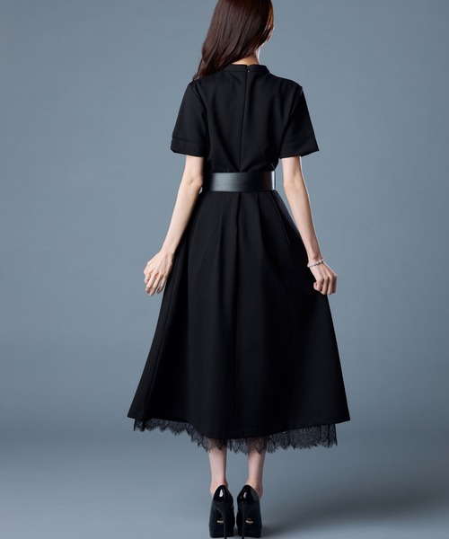 「emiriawiz」 半袖ワンピース MEDIUM ブラック レディース_画像3