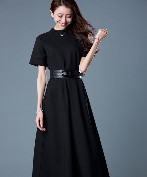 「emiriawiz」 半袖ワンピース MEDIUM ブラック レディース_画像5