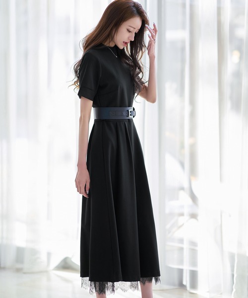 「emiriawiz」 半袖ワンピース MEDIUM ブラック レディース_画像6