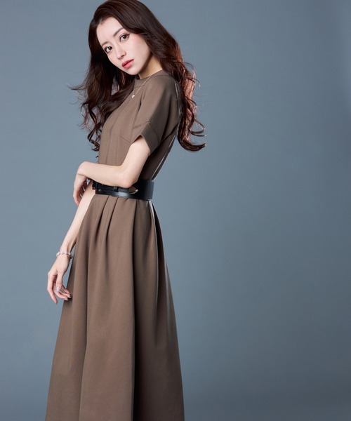 「emiriawiz」 半袖ワンピース MEDIUM ブラック レディース_画像7