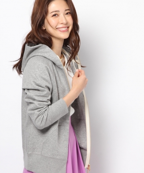 「BARNYARDSTORM」 ジップアップパーカー 0 ベージュ レディース_画像2