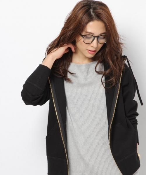 「BARNYARDSTORM」 ジップアップパーカー 0 ベージュ レディース_画像5