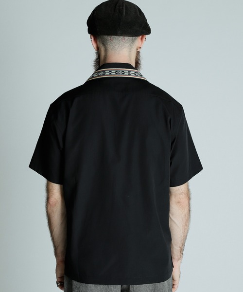 Schott N.Y.C（ショット） 「schott」 半袖シャツ M ベージュ メンズ