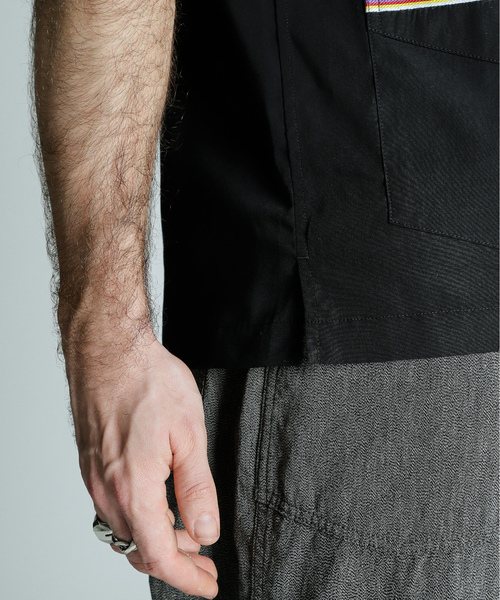 Schott N.Y.C（ショット） 「schott」 半袖シャツ M ベージュ メンズ