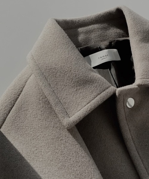 「remer」 コート SMALL モカ メンズ_画像3