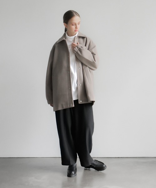 「remer」 コート SMALL モカ メンズ_画像7