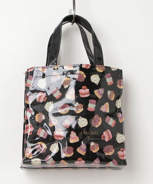 「LADUREE」 ハンドバッグ - ブラック レディース_画像2