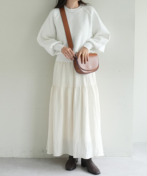 「DISCOAT」 長袖ニット FREE グレー レディース_画像8