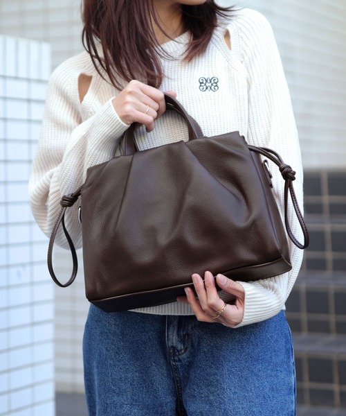 ディスコード TULIPS ショルダーバッグ ハンドバッグ 2WAY レザー ショルダーバッグ 革 レディース 本革 ハンドバッグ 2way レザー 斜