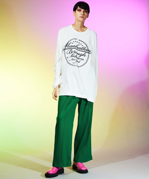 MAISON SPECIAL（メゾンスペシャル） 長袖Tシャツ 1 ホワイト メンズ