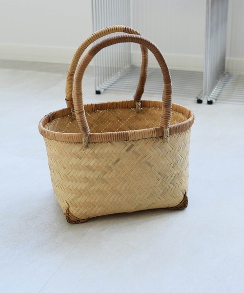 「utatane」 かごバッグ FREE ホワイト レディース_画像5