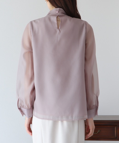 「BLUEEAST」 長袖ブラウス MEDIUM ブラック レディース_画像7