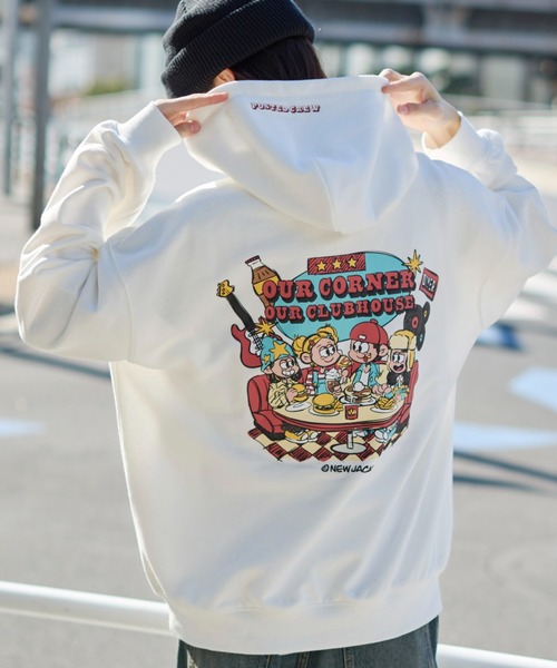 パーカー ∴WEGO/「26年春夏新作」別注NEW JACKグラフィックプル