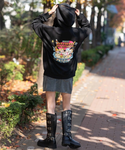 パーカー ∴WEGO/「26年春新作」別注NEWJACKグラフィックプルパーカー