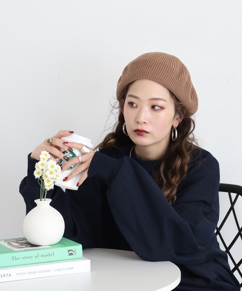 FUNALIVE（ファンアライブ） 帽子 ベレー帽 Craig ウール50