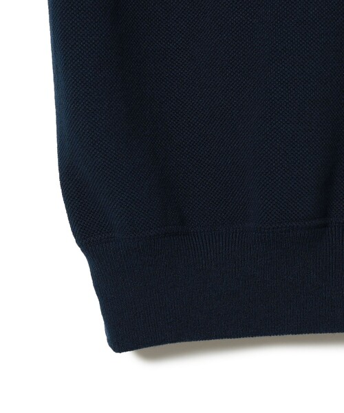 ポロシャツ crepuscule / Co/Ra Moss Stitch Skipper メンズ レディースの画像