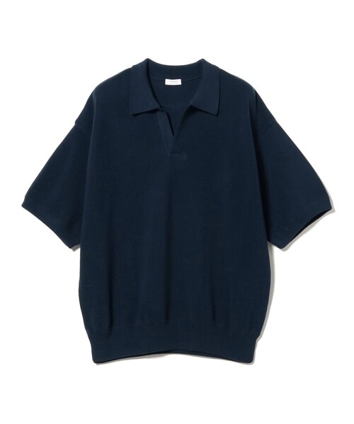 ポロシャツ crepuscule / Co/Ra Moss Stitch Skipper メンズ レディースの画像