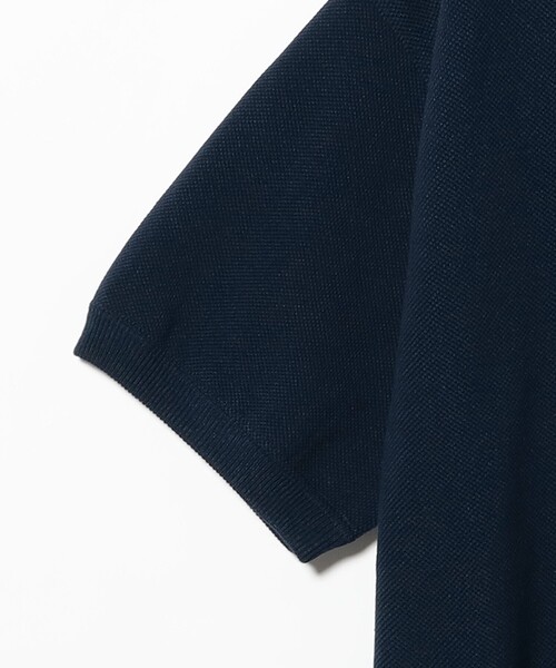 ポロシャツ crepuscule / Co/Ra Moss Stitch Skipper メンズ レディースの画像