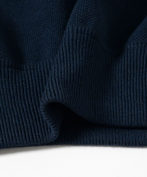 ポロシャツ crepuscule / Co/Ra Moss Stitch Skipper メンズ レディースの画像