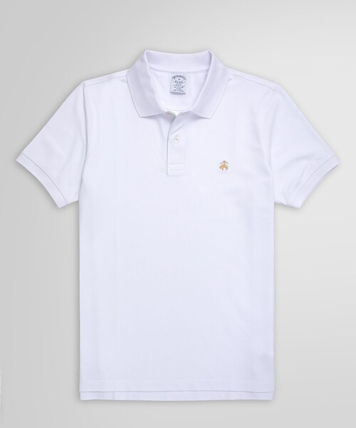「BROOKS BROTHERS」 半袖ポロシャツ SMALL チャコール メンズ_画像2