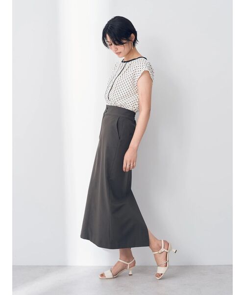 「YECCA VECCA」 ノースリーブブラウス FREE ネイビー レディース_画像5
