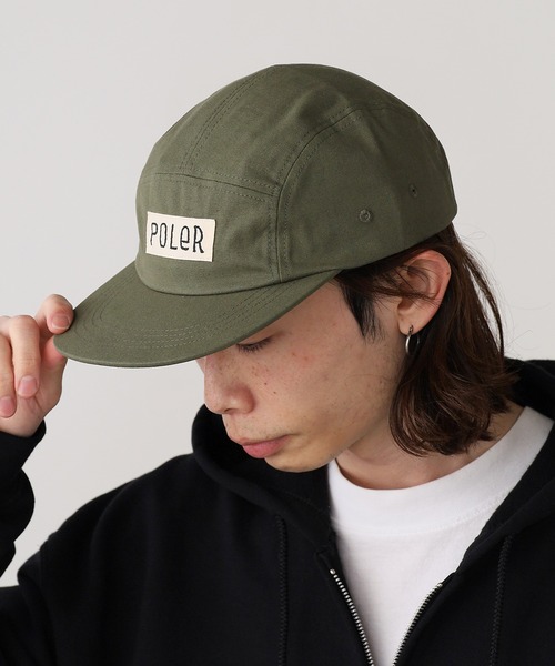 POLeR（ポーラー） キャップ ONE SIZE オリーブ メンズ : ZOZOTOWN