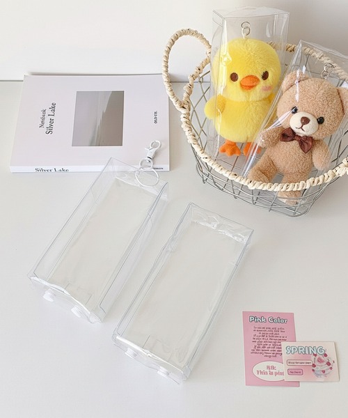 VIBGYOR ポーチ oshipic/推し活 推しぬい 保護ポーチ クリア ロング