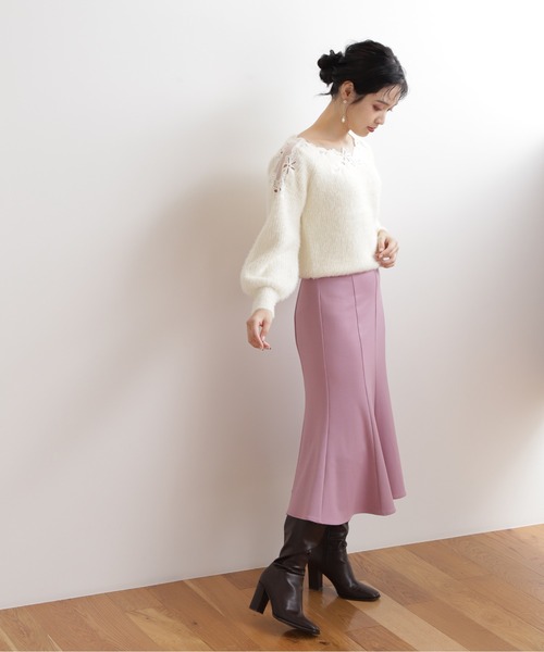 「JILL by JILL STUART」 長袖ニット FREE ホワイト レディース_画像4