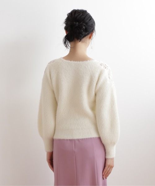 「JILL by JILL STUART」 長袖ニット FREE ホワイト レディース_画像7