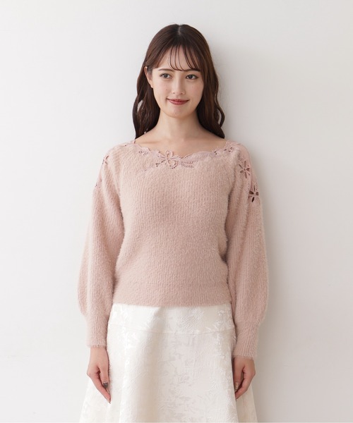 「JILL by JILL STUART」 長袖ニット FREE ホワイト レディース_画像9