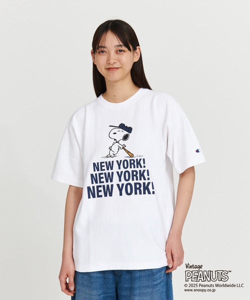 Champion（チャンピオン） 半袖Tシャツ MEDIUM ホワイト メンズ