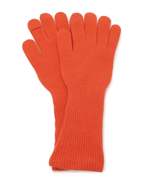 「AMOMENTO」 手袋 FREE オレンジ レディース_画像7