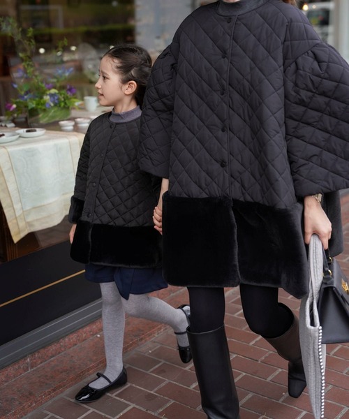 「HUIT bouquet」 コート M ブラック レディース_画像6