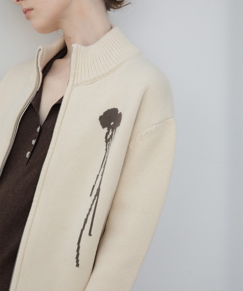 「EKCOOKIES」 ニットカーディガン L ライトグリーン レディース_画像8