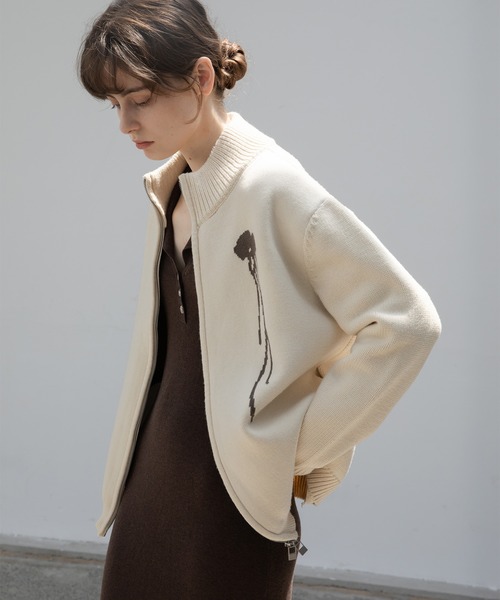 「EKCOOKIES」 ニットカーディガン L ライトグリーン レディース_画像9