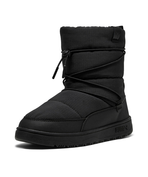 「PUMA」 ショートブーツ 22.0cm ブラック×グレー レディース_画像3