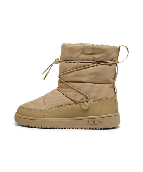 「PUMA」 ショートブーツ 22.0cm ブラック×グレー レディース_画像4