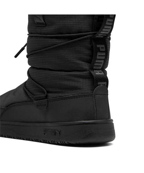 「PUMA」 ショートブーツ 22.0cm ブラック×グレー レディース_画像9